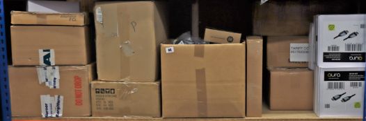 COLLECTION ONLY: A quantity of assorted as new electronic items including cables, power supplies and