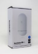 A boxed as new Ubiquiti airMAX NanoStation AC Loco Access Point (M/N: LOCO5AC) (Box sealed).
