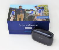 Two boxed as new Beltone Amaze Hearing Aids in Light Grey (HI,AMZ963-DRWC,LGR) and a Beltone Amaze