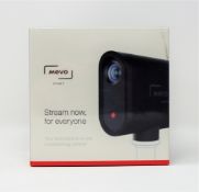 A boxed as new Mevo start HD streaming camera in black (model: MV3-01B-BL).