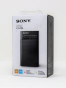 Fifteen boxed as new Sony ICF-P26 Portable AM/FM Radios.