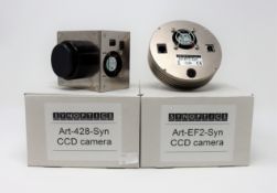 Ten boxed as new Synoptics Art-428-Syn CCD cameras and three boxed as new Synoptics Art-EF2-Syn