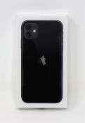 SOLD FOR PARTS: An as new Apple iPhone 11 (Global/A2221) 128GB in Black (Remote management locked.