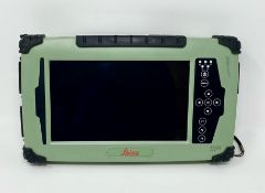 A pre-owned Leica CS25 Rugged Tablet PC for Surveying (Power supply included).