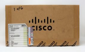 A boxed as new Cisco Aironet Dual-Band MIMO Wall-Mounted Omnidirectional Antenna (M/N: AIR-