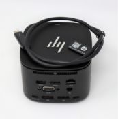 A boxed as new HP Thunderbolt Dock 120W G2 (P/N: 2UK37AA#ABU) (Box opened).