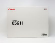 Two boxed as new Canon 056H High Capacity Black Toner Cartridges (Boxes sealed, some damage to
