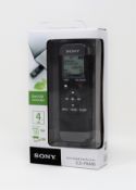 A boxed as new Sony ICD-PX440 4GB Digital Voice Recorder (Box sealed).