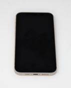 SOLD FOR PARTS ONLY - BLACKLISTED: A pre-owned Apple iPhone 12 (Global/A2403) 128GB in White (iCloud
