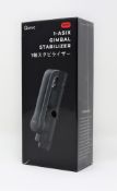 Four boxed as new Qimic Mini 1-ASIX Gimbal Stabilizers for Smartphones (M/N: WS-21006) (Boxes