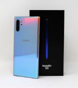 SOLD FOR PARTS ONLY - BLACKLISTED: A pre-owned Samsung Galaxy Note10+ 5G SM-N976B 256GB in Aura Glow