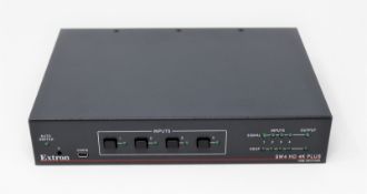 A boxed as new Extron SW-HD-4K-PLUS Four Input 4K/60 HDMI Switcher (P/N: 60-1604-01) (Box opened,