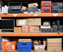 COLLECTION ONLY: A large quantity of new and pre-owned electrical and IT equipment to include: 4 x