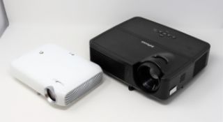 A pre-owned LG PW1000-GL Portable LED Projector (Power supply and Mini Beam soft case included)