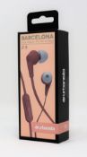 Forty boxed as new Urbanista Barcelona In-Ear Headphones in Rose Gold (Boxes sealed).