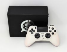 A pre-owned SCUF Impact Controller for PS4 & PC in White (Boxed).