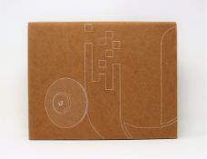 A boxed as new Ubiquiti UAP-AC-LITE wi-fi access point in white (box damaged).