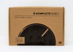 A boxed as new Native Instruments Komplete Audio 2 Two-Channel Audio Interface (P/N: NI-26148).