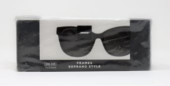A boxed as new pair of Bose Frames Soprano Bluetooth Audio Sunglasses in Black (One size) (Box
