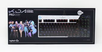 A boxed as new Logitech Pro KDA League of Legends Edition Gaming Keyboard with GX Brown Tactile