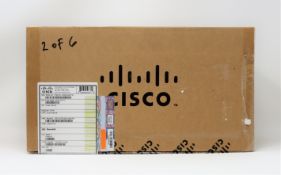 A boxed as new Cisco Aironet Dual-Band MIMO Wall-Mounted Omnidirectional Antenna (M/N: AIR-
