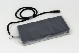 A boxed as new Dell thunderbolt docking station with 180W power supply in black (PN: WD19TB) (box