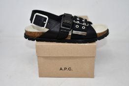 A pair of SA.P.C.Ai (A.P.C. x Sacai) sandals (EU 40 - RRP £350).