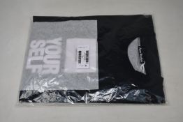 An as new ACNE Studios Exford Slogan T-shirt (XL - RRP £139).