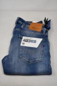 A pair of as new Replay Anibass Aged Eco jeans (W31/L32 - RRP £185).