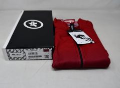 An as new Assos Mille GT C2 Shifter cycling jersey in vignaccia red (L - RRP £110).