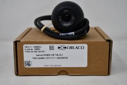 A boxed as new ORLACO camera FAMOS 118 degrees PAL PL7 (P/N: 0171771 / 400/R9799).