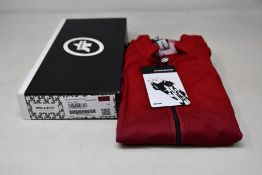 An as new Assos Mille GT C2 Shifter cycling jersey in vignaccia red (M - RRP £110).