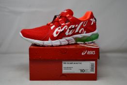 A pair of as new Asics Coca Cola Gel-Quantum 90 trainers (UK 9).