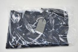 An as new All Saints Fleur Rutland dress in black (UK 14).