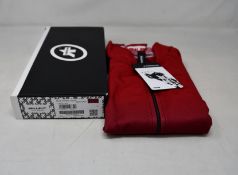 An as new Assos Mille GT C2 Shifter cycling jersey in vignaccia red (L - RRP £110).