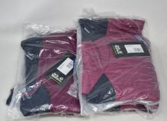 A women's as new Jack Wolfskin Routeburn jacket (S - RRP £120) and matching vest (S - RRP £95).