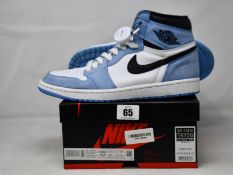 A pair of pre-owned Nike Air Jordan Retro 1 High OG with authentication tag (UK 9.5 - Good