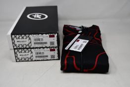Two as new Assos Mille GT C2 Voganski short sleeve cycling jerseys (M, XL - RRP £77 each).