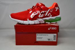 A pair of as new Asics Coca Cola Gel-Quantum 90 trainers (UK 10).