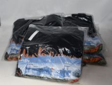 Five as new Reuben Selby sweatshirts (All L).