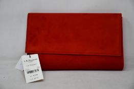 An as new L.K.Bennett Dayana bag in scarlet (RRP £175).