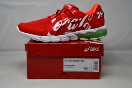 A pair of as new Asics Coca Cola Gel-Quantum 90 trainers (UK 10).