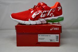 A pair of as new Asics Coca Cola Gel-Quantum 90 trainers (UK 10).