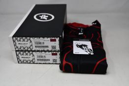 Two as new Assos Mille GT C2 Voganski short sleeve cycling jerseys (1x M, 1 x XL - RRP £77 each).