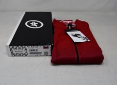 An as new Assos Mille GT C2 Shifter cycling jersey in vignaccia red (L - RRP £110).