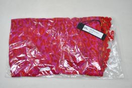 An as new Athena Procopiou Gypsy Leo short pompom dress in silk (One size).