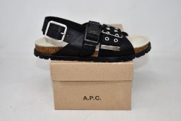 A pair of SA.P.C.Ai (A.P.C. x Sacai) sandals (EU 42 - RRP £350).