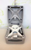 A pre-owned DJI Phantom 4 Advanced Drone (M/N: WM332A) with Remote Controller (M/N: GL300C) and 100W