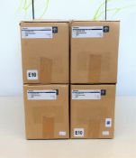 Four boxed as new Intermec DX4A2111100 4 Bay CN70 Barcode Scanner Cradle Chargers (Boxes sealed).