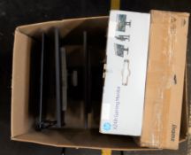 COLLECTION ONLY: A quantity of assorted pre-owned monitors (Some faulty/damaged. Sold as seen,